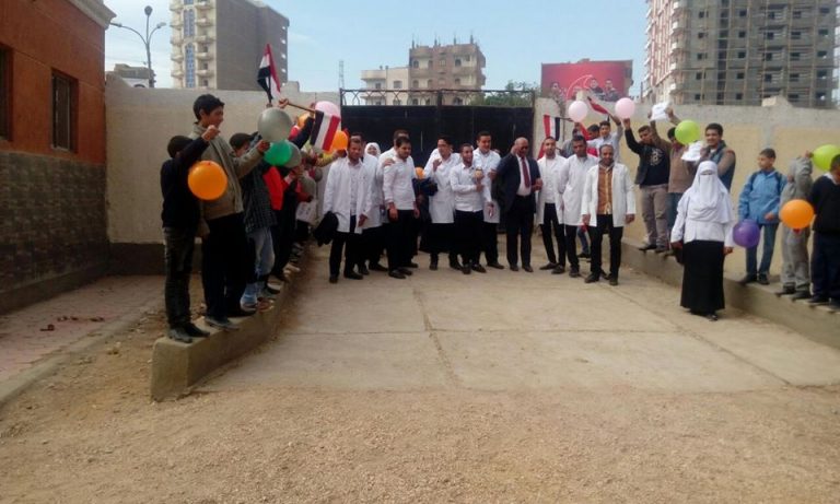 طلاب الفرقة الرابعة بزيارة لمدرسة المكفوفين