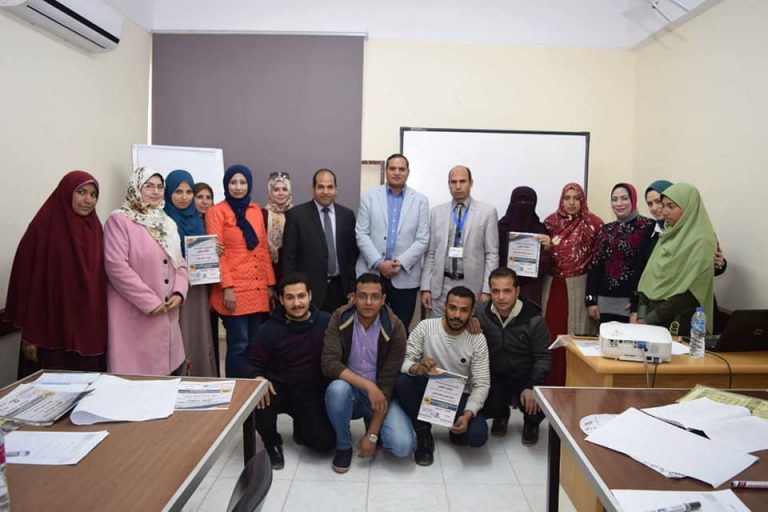 اجتياز ١٦ متدرب أولى دورات تميز ضمان الجودة بجامعة سوهاج