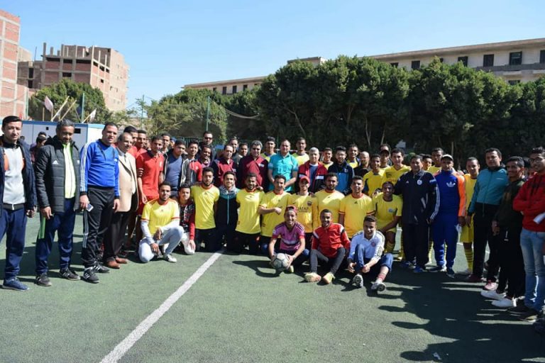 عزيز يشارك بفاعليات اليوم الرياضي بجامعة سوهاج
