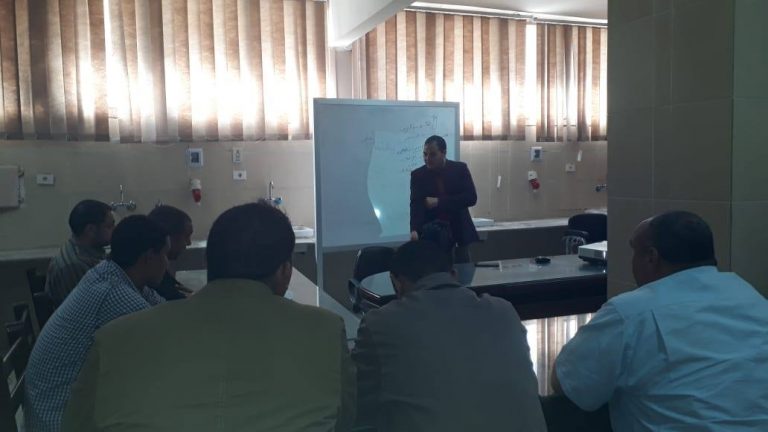  فعاليات الدورة التدريبية على الاسعافات الأولية بشركة المياة