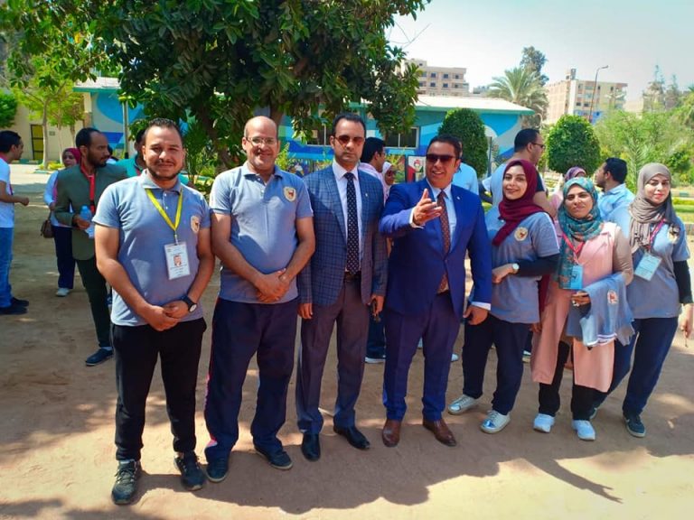 شباب اعضاء هيئة تدريس جامعة سوهاج يشاركون بمعسكر اعداد القادة بحلوان