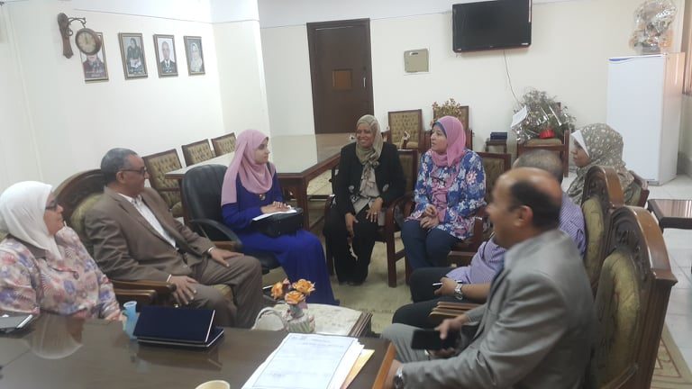كلية التمريض تستقبل زيارة متابعة الدعم الفنى