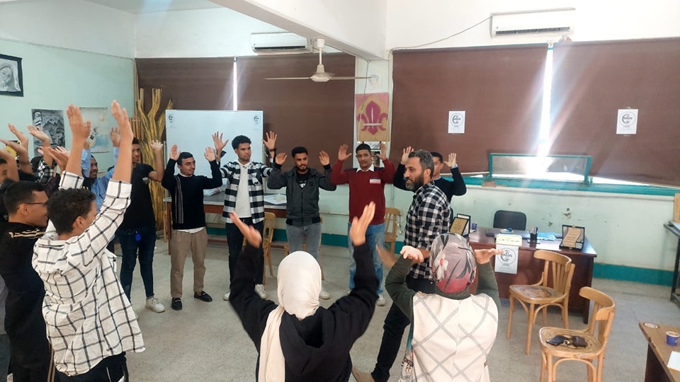 استكمال ورش التدريب على المسرح لكلية التمريض