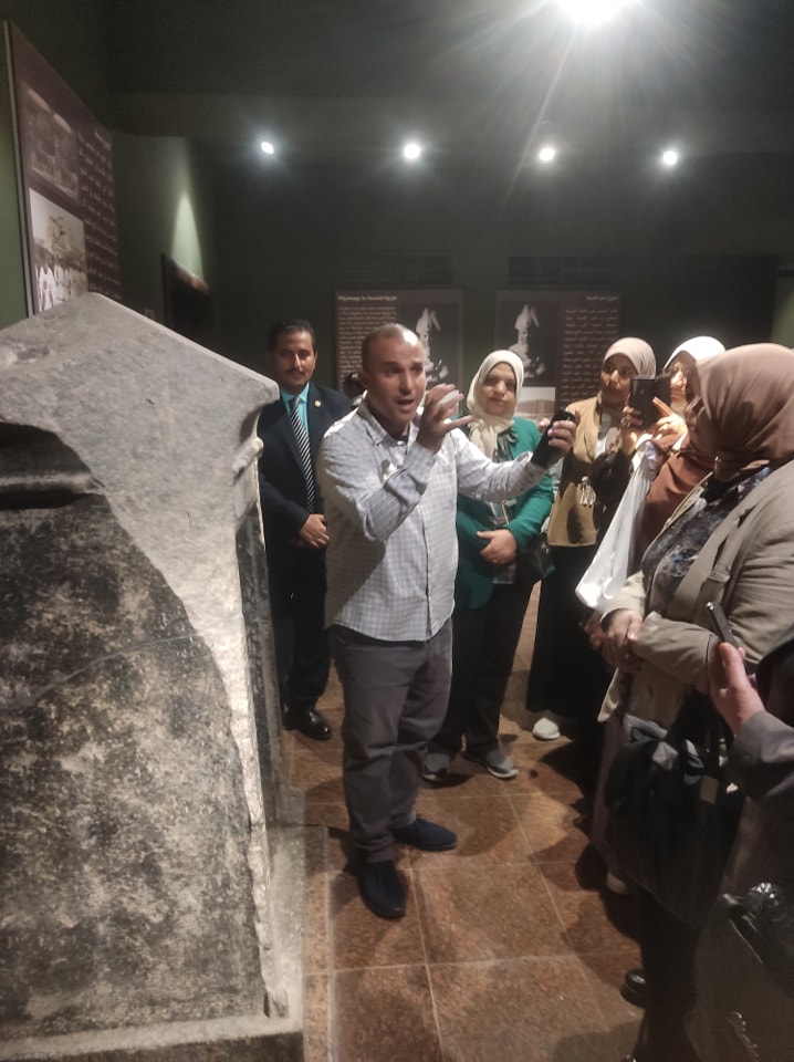 المؤتمر الدولي السادس لكلية التمريض جامعه سوهاج بزياره الي المتحف المصري بسوهاج