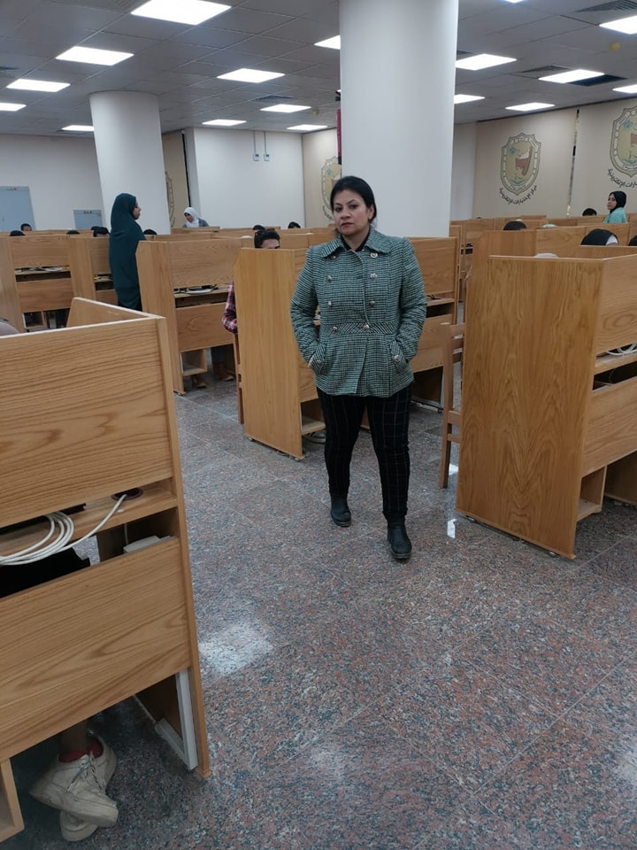 امتحان طب الأطفال لطلاب المستوى الثانى بالمعهد الفنى للتمريض