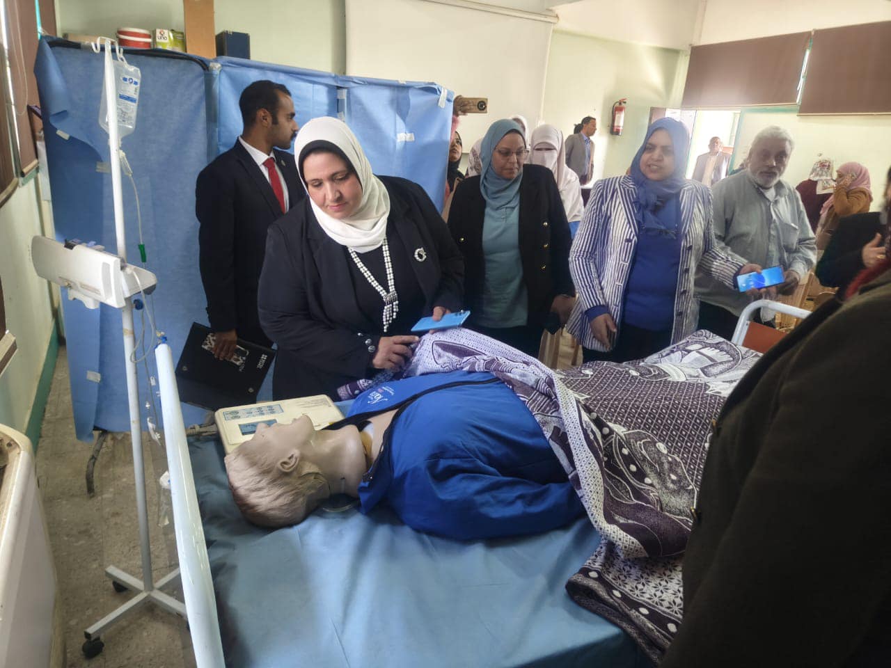 وفد لجنة قطاع التمريض بزيارة لجامعة سوهاج