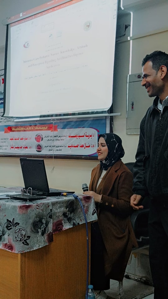 معيدة بتمريض الأطفال تناقش برتوكول الماجستير
