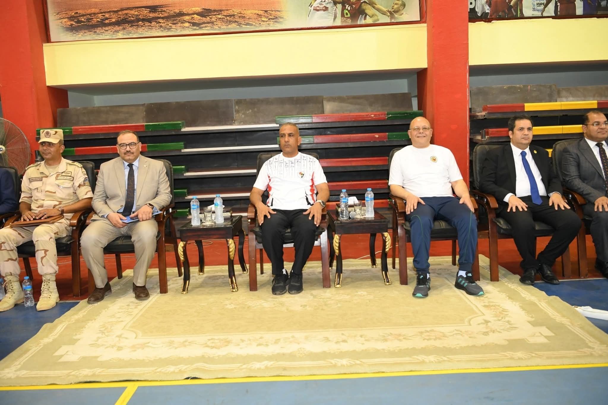 في يوم رياضي مميز .. منتخبات جامعة سوهاج وطلاب كلية الضباط الاحتياط يتألقون بمنافسات قويه بكرة السله والطائرة والقدم