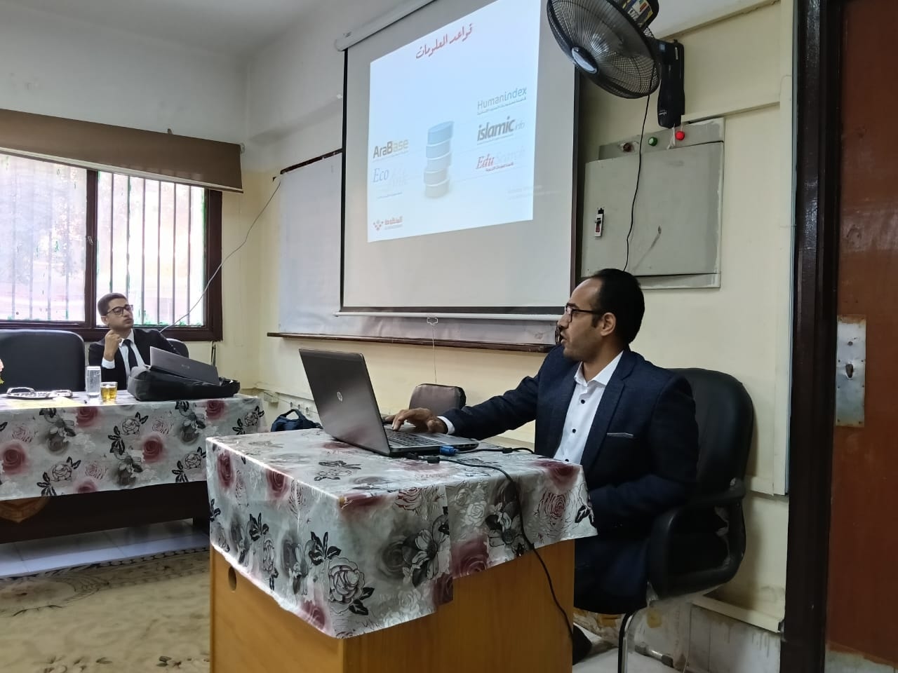 ورشة عمل الاستفادة من قواعد البيانات العالمية على بنك المعرفة المصري بكلية التمريض